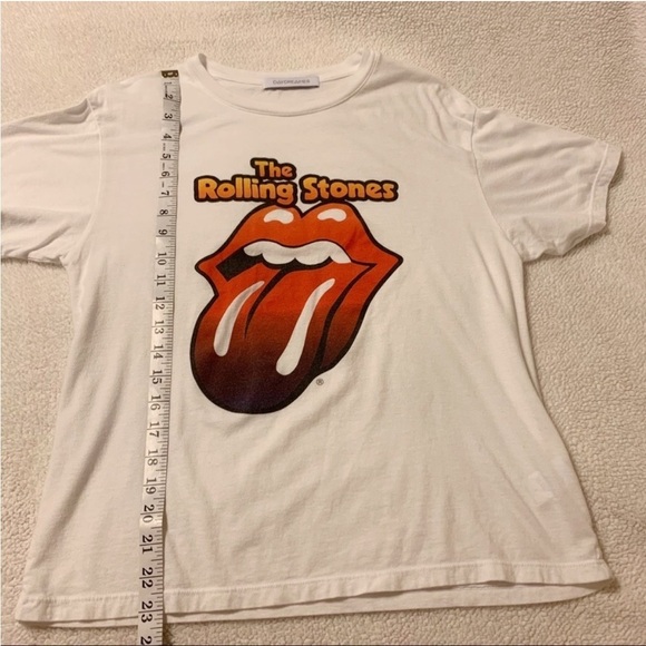 Daydreamer Rolling Stones White Lips Tee Short Sleeve T Shirt - Picture 9 of 10